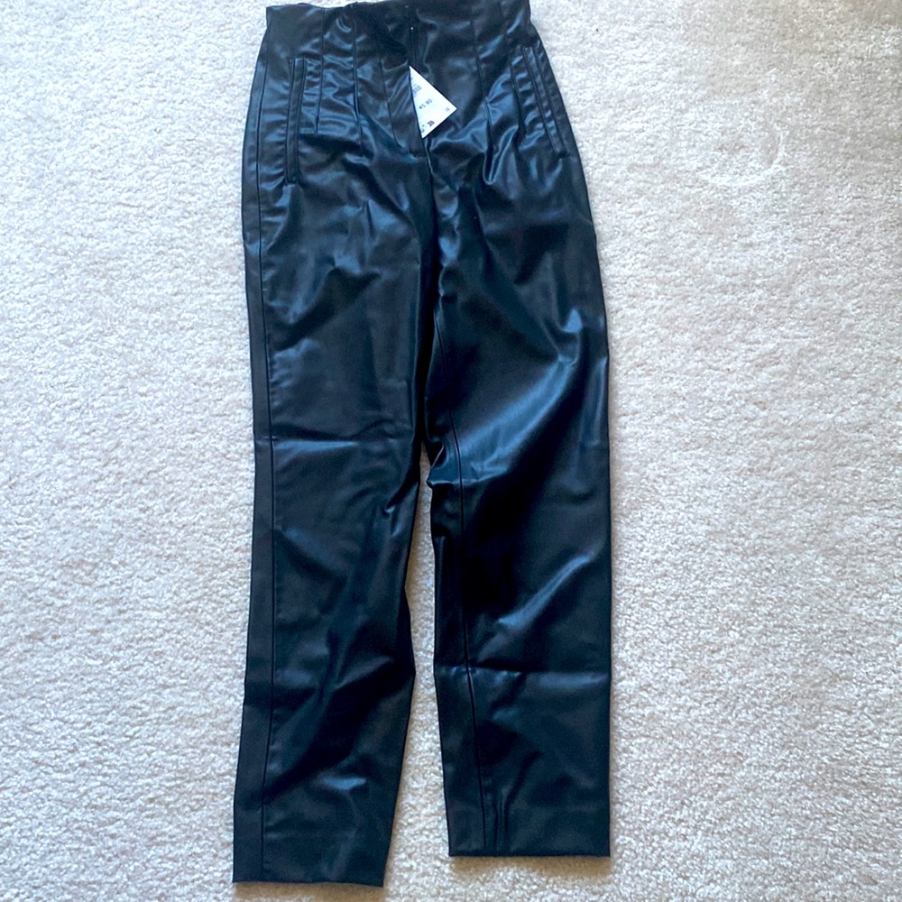 Zara faux leather pants